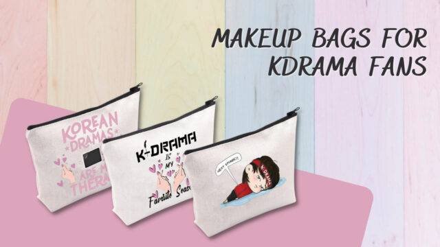 makeup bags for kdrama fans
